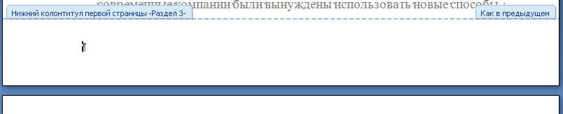 Нижний колонтитул первой страницы Нижний колонтитул первой страницы