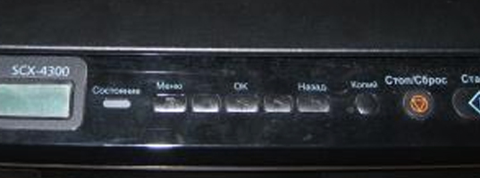 Панель управления Samsung SCX-4300 Панель управления Samsung SCX-4300