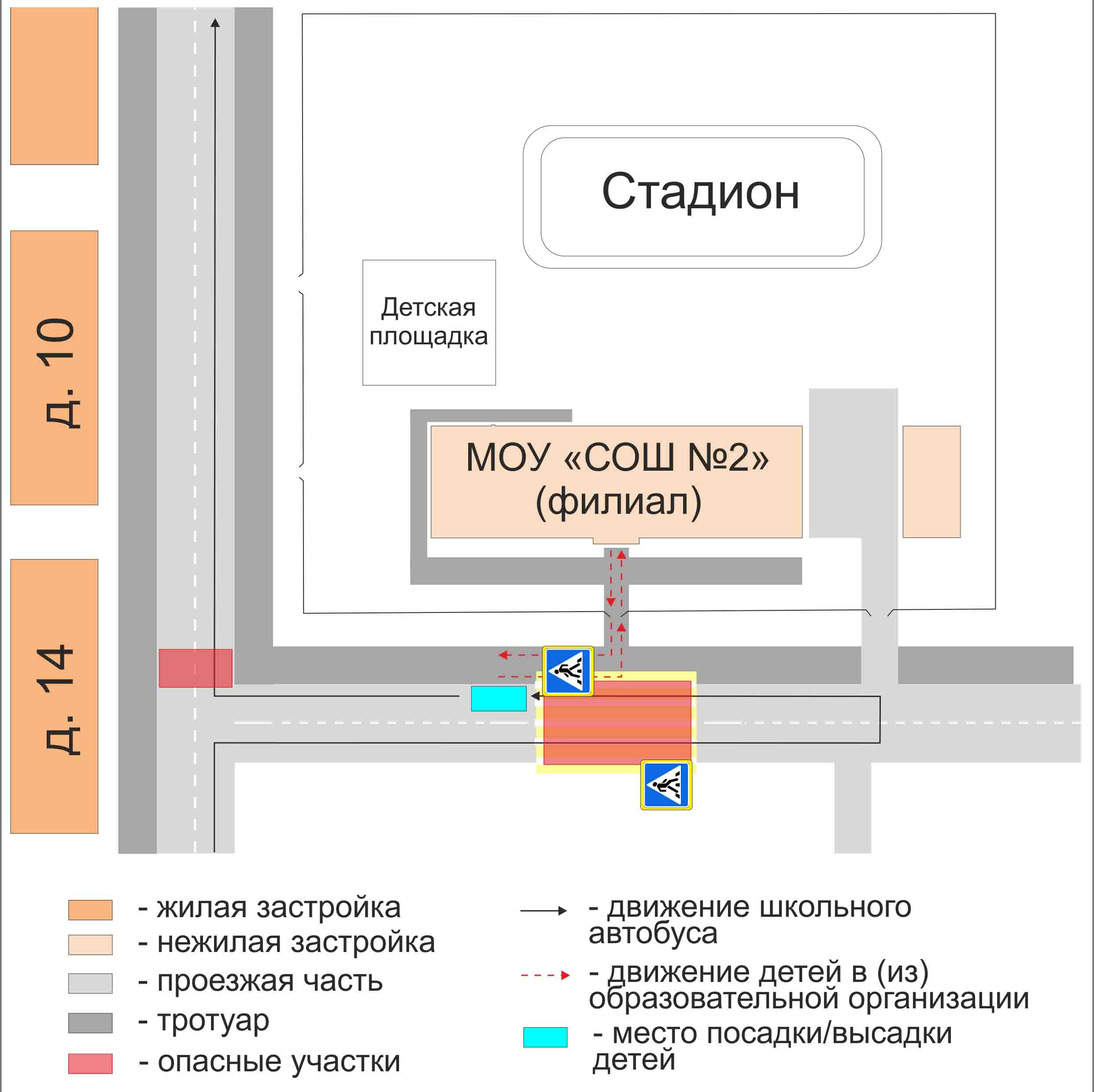 Безопасное расположение остановки автобуса у образовательной организации Безопасное расположение остановки автобуса у образовательной организации