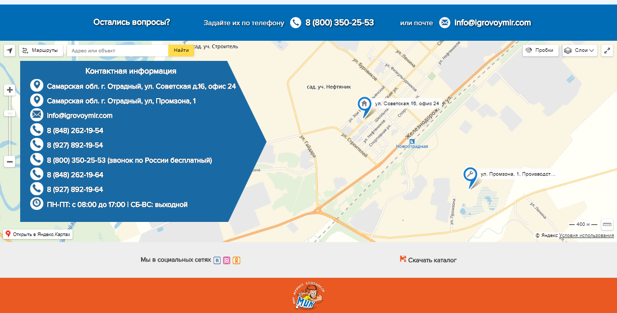 Контактная информация МИК Контактная информация МИК
