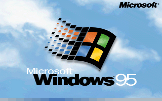 Windows 95 загрузочный экран (1995) Windows 95 загрузочный экран (1995)