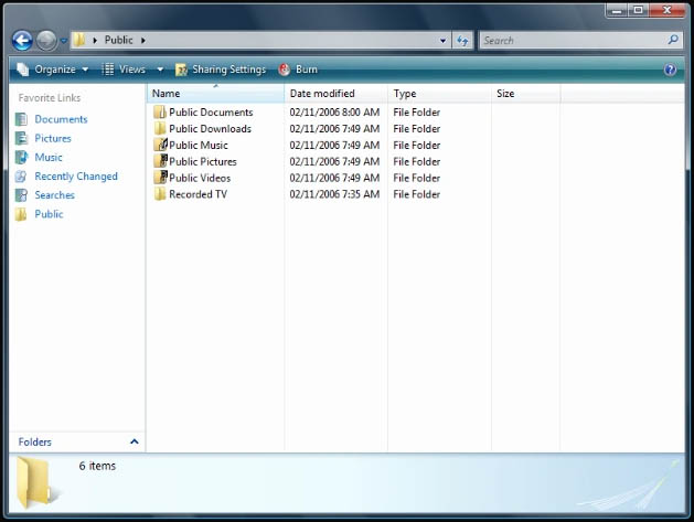 Windows Vista проводник (2006) Windows Vista проводник (2006)