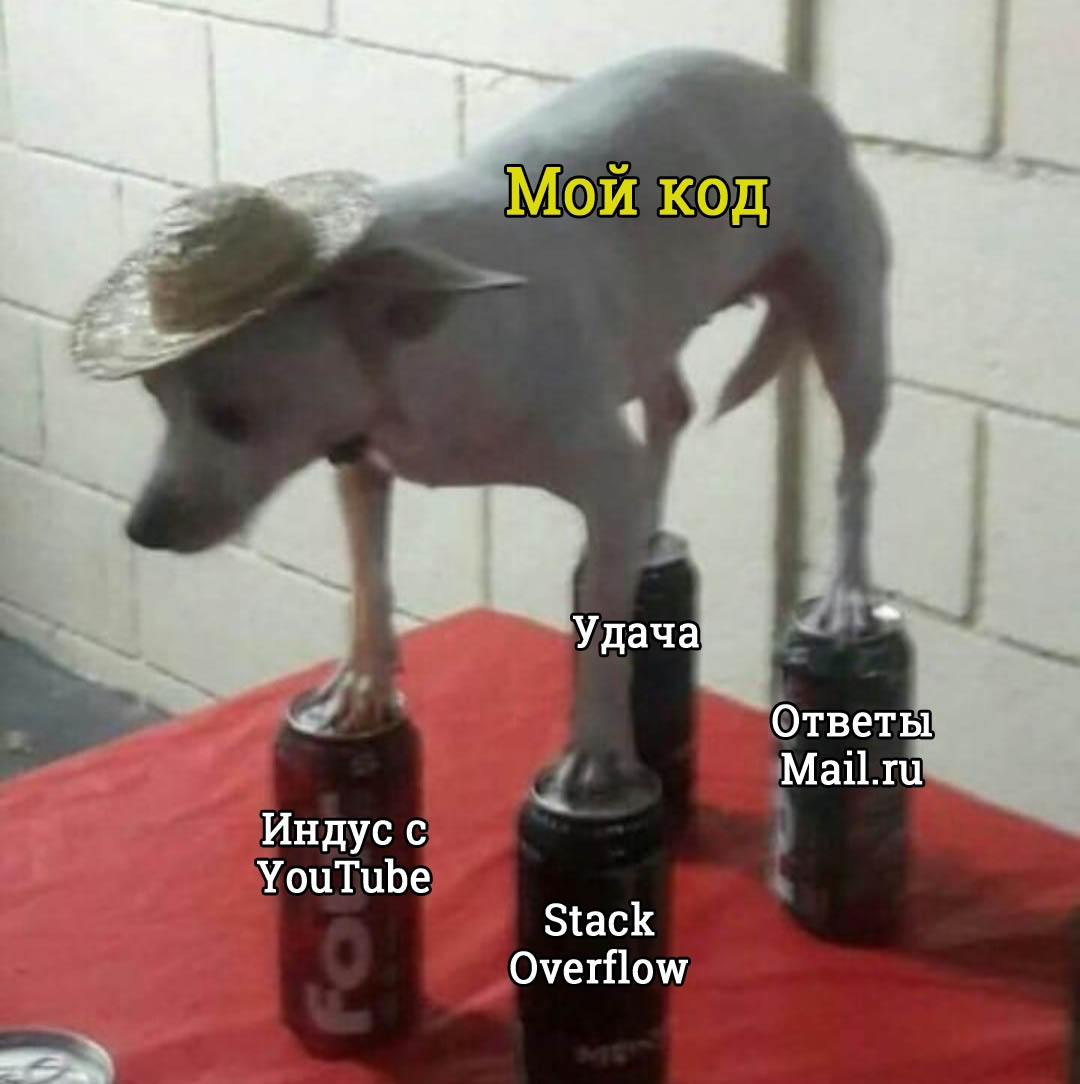 Мой код